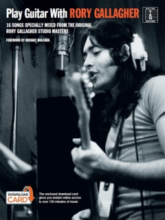 Play Guitar With... Rory Gallagher i gruppen Noter & böcker / Gitarr/Elgitarr / Artistalbum hos musikskolan.se (AM1010438)