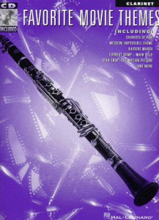 Favorite Movie Themes Kl+CD i gruppen Noter & böcker / Klarinett / Playalong för klarinett hos musikskolan.se (AM964337)