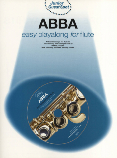 ABBA Easy Playalong Junior Guest Spot Flöjt  i gruppen Noter & böcker / Flöjt / Playalong för flöjt hos musikskolan.se (AM971014)
