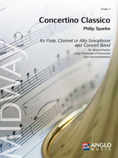 Philip Sparke: Concertino Classico Stämmor+Partitur i gruppen Noter & böcker / Blåsorkester / Blåsorkester, Concert band etc hos musikskolan.se (AMP288-010)