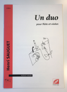 Sauguet: Un duo pour flûte et violon i gruppen Noter & böcker / Flöjt / Flöjt med stråkinstrument hos musikskolan.se (Alice3)