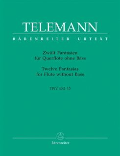 Telemann: 12 Fantasien für Querflöte ohne Bass i gruppen Noter & böcker / Flöjt / Soloflöjt hos musikskolan.se (BA2971)