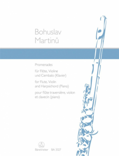 Martinu: Promenades /Fl V+Cemb i gruppen Noter & böcker / Violin / Flerstämmigt/ensemble hos musikskolan.se (BA3327)