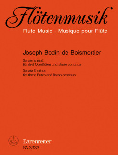 Boismortier: Sonate g-moll 3 Fl+Bc i gruppen Noter & böcker / Flöjt / Trios: tre flöjter hos musikskolan.se (BA3333)