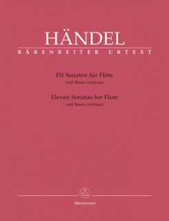 Händel: Elf Sonaten für Flöte und Basso Continuo i gruppen Noter & böcker / Flöjt / Flöjt med pianoackompanjemang hos musikskolan.se (BA4225)