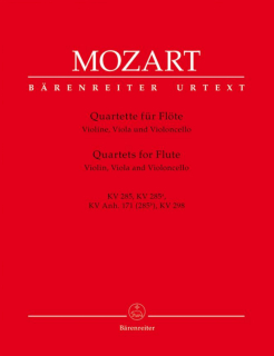 Mozart: Flöjtkvartetter Flöjt+Stråkstämmor i gruppen Noter & böcker / Flöjt / Flöjt med stråkinstrument hos musikskolan.se (BA4405)
