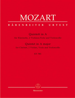 Mozart: Klarinettkvintett A-dur KV581 i gruppen Noter & böcker / Flöjt / Övrig kammarmusik med flöjt hos musikskolan.se (BA4711)