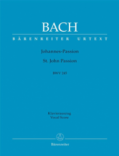 Bach: Johannes-Passion klaverutdrag BWV 245 i gruppen Noter & böcker / Sång och kör / Klassisk sång hos musikskolan.se (BA5037-90)