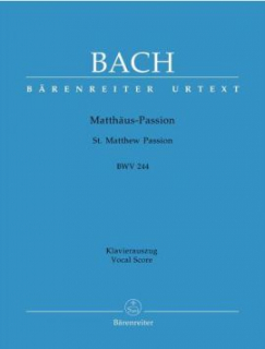 Bach: Matthäus-Passion klaverutdrag BWV 244 i gruppen Noter & böcker / Sång och kör / Klassisk sång hos musikskolan.se (BA5038-90)