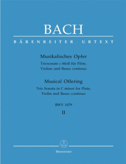 Bach: Musikal Opfer 2/Urtext i gruppen Noter & böcker / Flöjt / Flöjt med stråkinstrument hos musikskolan.se (BA5155)