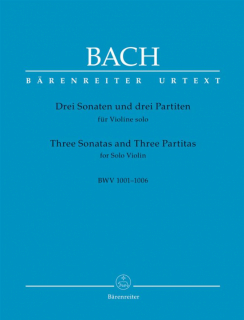 Bach: Tre sonater och tre partitor för soloviolin i gruppen Noter & böcker / Violin / Klassiska noter hos musikskolan.se (BA5256)