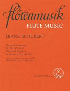Schubert: Theme and Variations i gruppen Noter & böcker / Flöjt / Flöjt med pianoackompanjemang hos musikskolan.se (BA6814)
