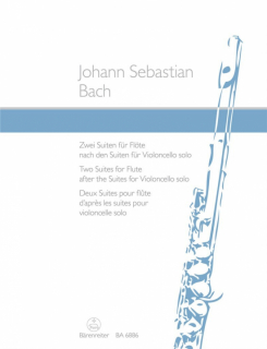 Bach: Sviter (2) BWV 1007+1009 /Fl solo i gruppen Noter & böcker / Flöjt / Soloflöjt hos musikskolan.se (BA6886)