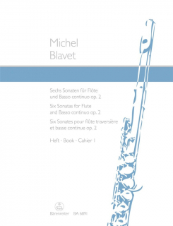 Blavet: Sonates op 2  Bok 1 - Fl + Pi i gruppen Noter & böcker / Flöjt / Flöjt med pianoackompanjemang hos musikskolan.se (BA6891)