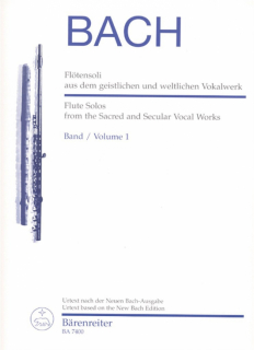 Bach: Flöjtsolon ur vokal 1 i gruppen Noter & böcker / Flöjt / Soloflöjt hos musikskolan.se (BA7400)