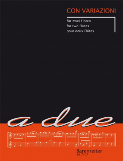 Con variazioni /2 fl i gruppen Noter & böcker / Flöjt / Duetter - 2 flöjter / 2 flöjter+piano hos musikskolan.se (BA7407)
