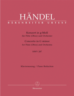 Händel: Konsert g-moll för flöjt eller oboe med komp i gruppen Noter & böcker / Flöjt / Flöjt med pianoackompanjemang hos musikskolan.se (BA8533A)