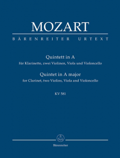 Mozart: Clarinet Quintet K581 Study Score i gruppen Noter & böcker / Klarinett / Kammarmusik med klarinett hos musikskolan.se (BATP14)