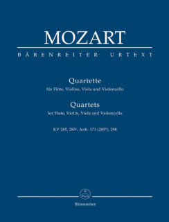 Mozart: Flute Quartets i gruppen Noter & böcker / Flöjt / Flöjt med stråkinstrument hos musikskolan.se (BATP150)