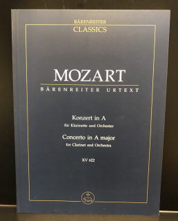 Mozart: Clarinet Concerto In A K.622 i gruppen Noter & böcker / Klarinett / Klassiska noter hos musikskolan.se (BATP254)