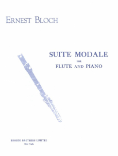 Ernest Bloch: Suite Modale för flöjt och piano i gruppen Noter & böcker / Flöjt / Flöjt med pianoackompanjemang hos musikskolan.se (BB2010)