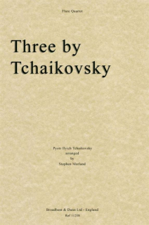 Three by Tchaikovsky i gruppen Noter & böcker / Flöjt / Kvartetter: 4 flöjter hos musikskolan.se (BD11208)