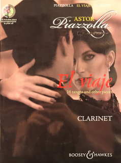 Piazzolla: El Viaje (Clarinet) i gruppen Noter & böcker / Klarinett / Playalong för klarinett hos musikskolan.se (BH12068)