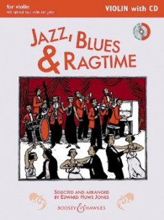 Jazz, Blues & Ragtime for two violins m CD i gruppen Noter & böcker / Violin / Flerstämmigt/ensemble hos musikskolan.se (BH12423)