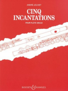 Jolivet: Cinq Incantations (Five Incantations) Flöjtsolo i gruppen Noter & böcker / Flöjt / Soloflöjt hos musikskolan.se (BH3406)