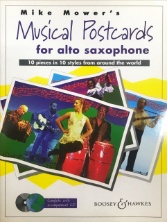 Mower: Musical Postcards för altsaxofon i gruppen Noter & böcker / Saxofon / Notsamlingar hos musikskolan.se (BH5296)