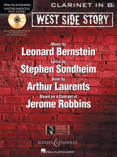 West Side Story Fl+pi+CD i gruppen Noter & böcker / Flöjt / Playalong för flöjt hos musikskolan.se (BHL10566)
