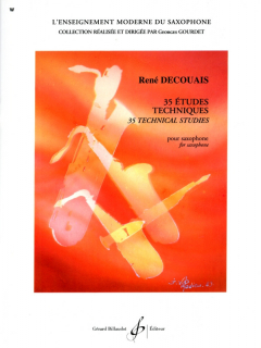 Decouais: 35 études techniques Sax i gruppen Noter & böcker / Saxofon / Spelskolor, etyder och övningar hos musikskolan.se (BIL1609)