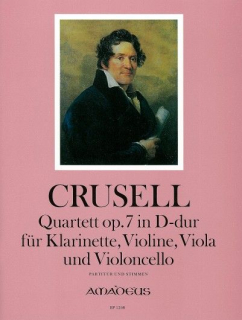 Crusell: Kvartett D-dur För klarinett, violin, viola och cello i gruppen Noter & böcker / Fagott / Kammarmusik med fagott hos musikskolan.se (BP1208)