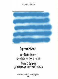 Pip van Steen: Very Flutes Indeed med CD i gruppen Noter & böcker / Flöjt / Kvartetter: 4 flöjter hos musikskolan.se (BP1608)