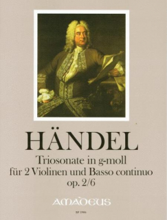 Händel: Triosonate In G-moll Op. 2/6 (2 Violinen und BC) i gruppen Noter & böcker / Violin / Klassiska noter hos musikskolan.se (BP1906)