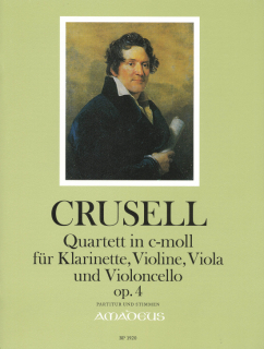 Crusell: Kvartett c-moll för klarinett, violin, viola och cello i gruppen Noter & böcker / Klarinett / Kammarmusik med klarinett hos musikskolan.se (BP1920)