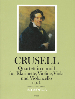 Crusell: Kvartett c-moll för klarinett, violin, viola och cello i gruppen Noter & böcker / Violin / Flerstämmigt/ensemble hos musikskolan.se (BP1920)