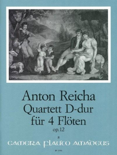 Reicha: Quartett D op.12 /4 Fl i gruppen Noter & böcker / Flöjt / Kvartetter: 4 flöjter hos musikskolan.se (BP2084)