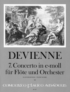 Devienne: Konsert 7 e-moll Fl+Pi i gruppen Noter & böcker / Flöjt / Flöjt med pianoackompanjemang hos musikskolan.se (BP957)