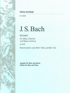 JS Bach: Oboenkonzert nach BWV 1056156 i gruppen Noter & böcker / Oboe / Kammarmusik med oboe hos musikskolan.se (BRKEB6555)