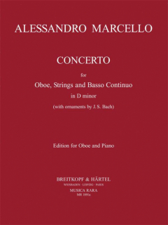 Marcello: Concerto in D minor för oboe i gruppen Noter & böcker / Oboe / Klassiska noter hos musikskolan.se (BRKMR1891A)