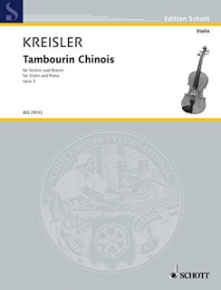 Kreisler: Tambourin Chinois för violin och piano i gruppen Noter & böcker / Violin / Klassiska noter hos musikskolan.se (BSS29032)