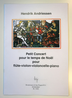 Andriessen: Petit Concert Pour Le Temps De Noel i gruppen Noter & böcker / Flöjt / Övrig kammarmusik med flöjt hos musikskolan.se (BVP1830)