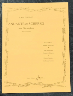 Ganne: Andante et Scherzo för flöt och piano i gruppen Noter & böcker / Flöjt / Flöjt med pianoackompanjemang hos musikskolan.se (CC0784)