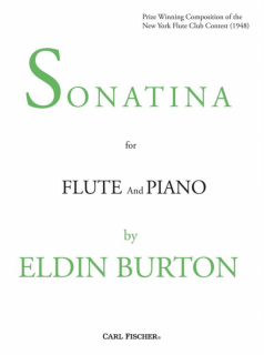 Burton: Sonatina för flöjt och piano i gruppen Noter & böcker / Flöjt / Flöjt med pianoackompanjemang hos musikskolan.se (CFO3643)