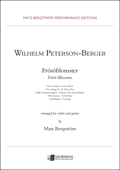 Frösöblomster violin + gitarr i gruppen Noter & böcker / Violin / Klassiska noter hos musikskolan.se (CG7207)