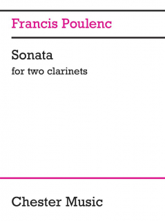 Poulenc: Sonata -2Kl i gruppen Noter & böcker / Klarinett / Klassiska noter hos musikskolan.se (CH00219)