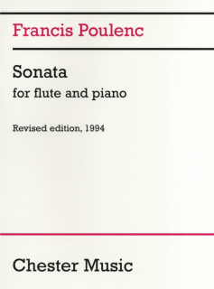 Poulenc: Sonata för flöjt och piano i gruppen Noter & böcker / Flöjt / Flöjt med pianoackompanjemang hos musikskolan.se (CH1605)