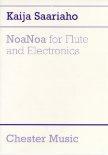 Saariaho: NoaNoa Flöjtsolo + opt. electronics i gruppen Noter & böcker / Flöjt / Soloflöjt hos musikskolan.se (CH60955)
