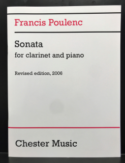 Poulenc: Sonata /Klarinett+pi i gruppen Noter & böcker / Klarinett / Klassiska noter hos musikskolan.se (CH61763)